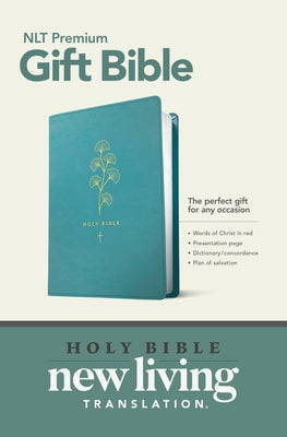 Premium Gift Bible NLT (Red Letter, Leatherlike, Teal) by Tyndale