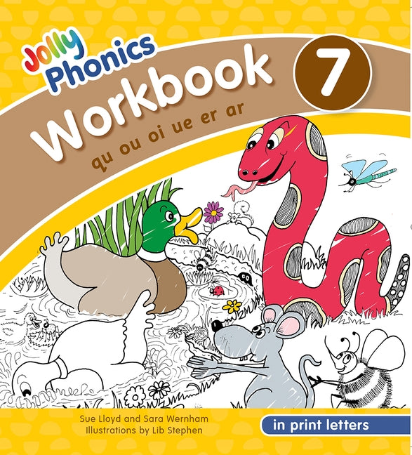 Jolly Phonics Workbook 7: In Print Letters (American English Edition) by Lloyd, Sue