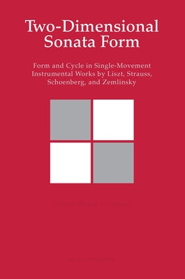 Two-Dimensional Sonata Form: Form and Cycle in Single-Movement Instrumental Works by Liszt, Strauss, Schoenberg and Zemlinsky by Vande Moortele, Steven