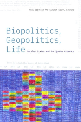 Biopolitics, Geopolitics, Life: Settler States and Indigenous Presence by Dietrich, René