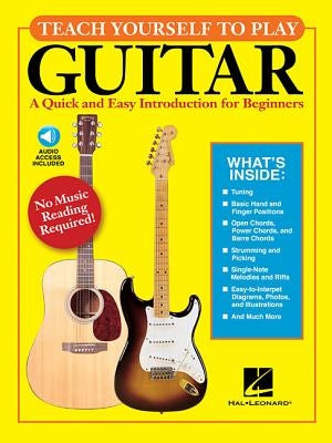 Teach Yourself to Play Guitar [With CD (Audio)] by Hal Leonard Corp