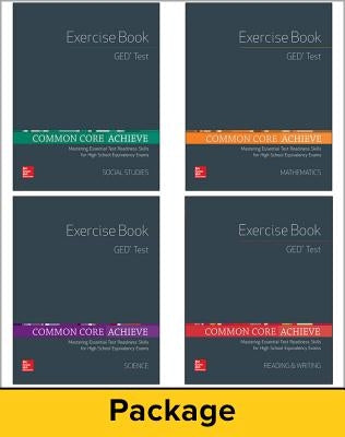 Common Core Achieve, GED Exercise Book 5 Copy Set by Contemporary