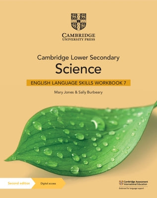 Cambridge Lower Secondary Science English Language Skills Workbook 7 with Digital Access (1 Year) by Jones, Mary