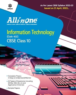 CBSE All In One Information Technology (Code 402) Class 11 2022-23 Edition (As per latest CBSE Syllabus issued on 21 April 2022) by Gaikwad, Neetu