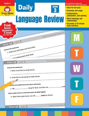 Daily Language Review, Grade 3 Teacher Edition by Evan-Moor Corporation