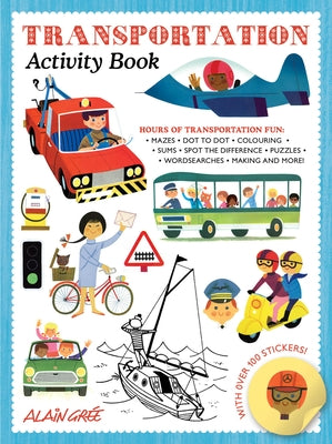 Transportation Activity Book by Gree, Alain