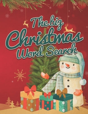 The Big Christmas Word Search: Puzzle Book Holiday Fun for Adults and Kids with Background coloring pages & Bonus Mazes!! by Books, Betty