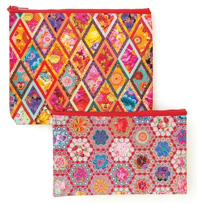 Kaffe Fassett's Fabulous Florals Eco Pouch Set by Fassett, Kaffe