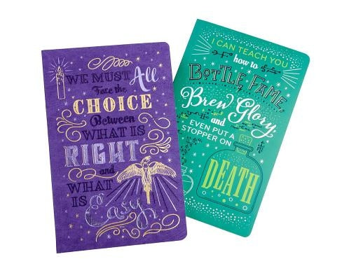 Harry Potter: Character Notebook Collection (Set of 2): Dumbledore and Snape by Insight Editions