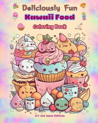 Deliciously Fun Kawaii Food Coloring Book Over 40 cute kawaii designs for food-loving kids and adults: Kawaii Art Images of a Lovely World of Food for by Art