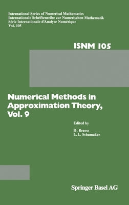 Numerical Methods in Approximation Theory: Numerische Methoden Der Approximationstheorie by Braess, D.