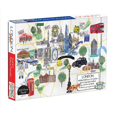 London Map 1000 Piece Puzzle by Galison