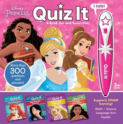 Disney Princess: Quiz It 4-Book Set and Smart Pen by Pi Kids