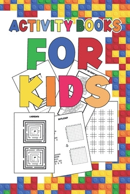 Activity Books for kids: BIG ACTIVITY BOOK with Solutions for kids, Tracing Game, Find the single one, Four in a row, Tic Tac Toe, Hangman, Dot by Publishing, Timpdup