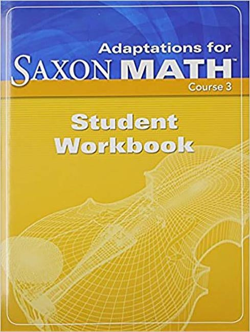 Adaptations Student Workbook by Saxpub