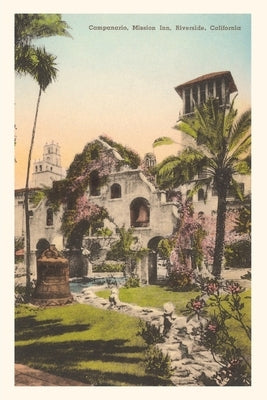 Vintage Journal Companario, Mission Inn, Riverside California by Found Image Press