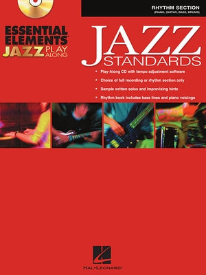 Essential Elements Jazz Play-Along - Jazz Standards: Rhythm Section [With CDROM] by Hal Leonard Corp