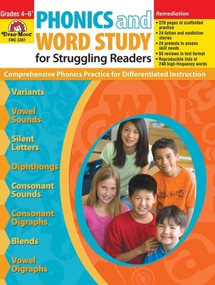 Phonics and Word Study for Struggling Readers, Grade 4 - 6 + Teacher Resource by Evan-Moor Corporation