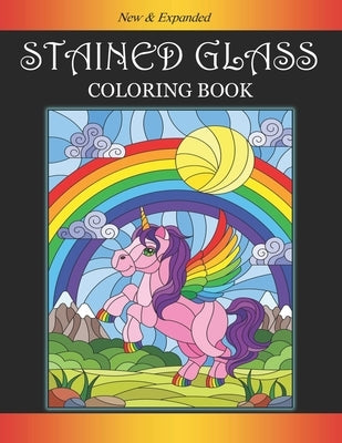 Stained Glass Coloring Book: Encouraging Coloring Book with Whimsical Designs & Beginner-Friendly Art Activities to Boost Self-Esteem, on High-Qual by Illustrashop