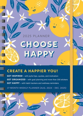 2025 Choose Happy Planner: August 2024-December 2025 by Sourcebooks