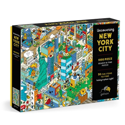 Uncovering New York City Search and Find 1000 Piece Puzzle by Galison