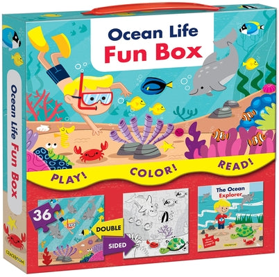 Ocean Life Fun Box: Includes a Storybook and a 2-In-1 Puzzle by Vallières, Nathalie