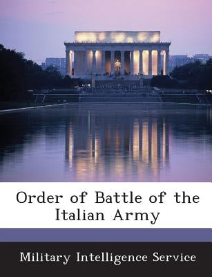 Order of Battle of the Italian Army by Military Intelligence Service