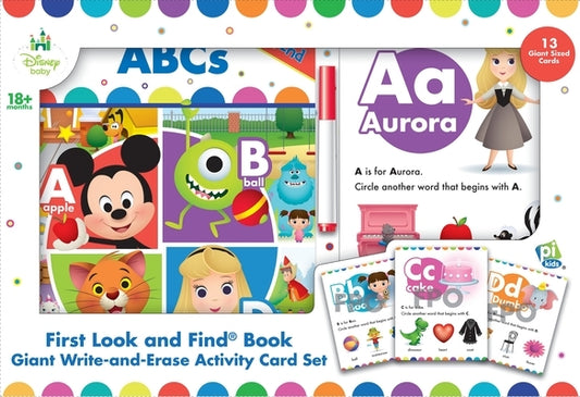 Disney Baby: Explore and Play with Disney Friends First Look and Find Book and Giant Activity Card Set: First Look and Find Book and Giant Activity Ca by Broderick, Kathy