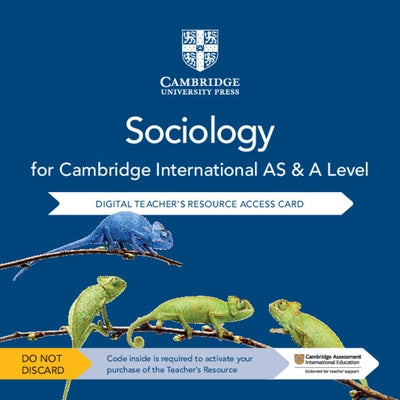 Cambridge International as & a Level Sociology Digital Teacher's Resource Access Card by O'Neill, Caroline