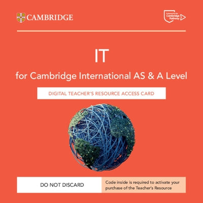 Cambridge International as & a Level It Digital Teacher's Resource Access Card by Ellis, Victoria