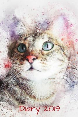 Diary 2019: Cat Art Watercolour by Press, Veropa