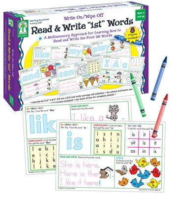 Write On/Wipe Off: Read & Write "1st" Words by Flora, Sherrill B.