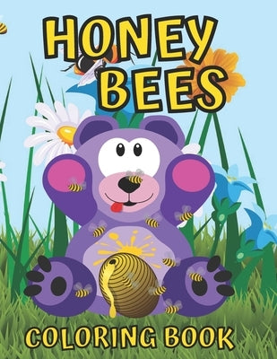 Honey Bee Coloring Book: For kids, Great Gift for Boys & Girls, 8.5 x 11 Inches (21.59 x 27.94 cm) by Designs, Kuyoh