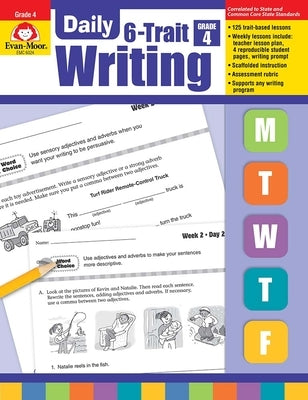 Daily 6-Trait Writing, Grade 4 Teacher Edition by Evan-Moor Corporation