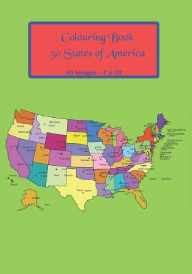 50 States of America Colouring Book: Mandala 7 x 10 50 Images by Colouring Books, Ramped Up