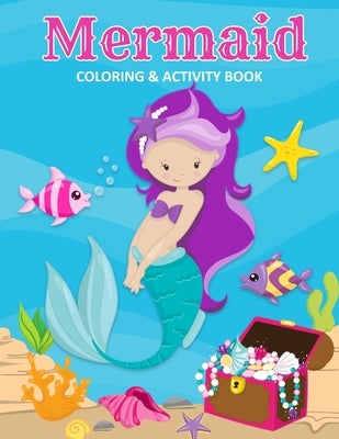 Mermaid Coloring & Activity Book: Primary K-2 - Coloring Pages - Word Search - Sudoku Puzzles - Learning Workbook - Travel Vacation Busy Rainy Ray Boo by Books, Pinkinkart