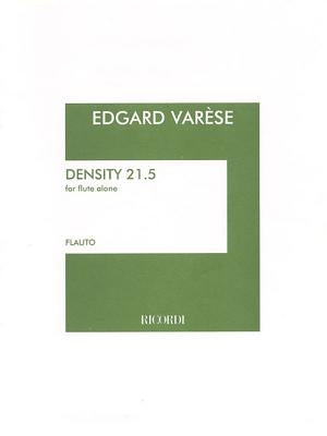 Density 21.5: For Solo Flute by Varese, Edgard