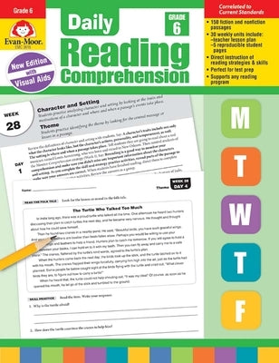 Daily Reading Comprehension, Grade 6 Teacher Edition by Evan-Moor Corporation