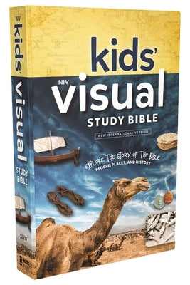 Niv, Kids' Visual Study Bible, Hardcover, Blue, Full Color Interior: Explore the Story of the Bible---People, Places, and History by Zondervan