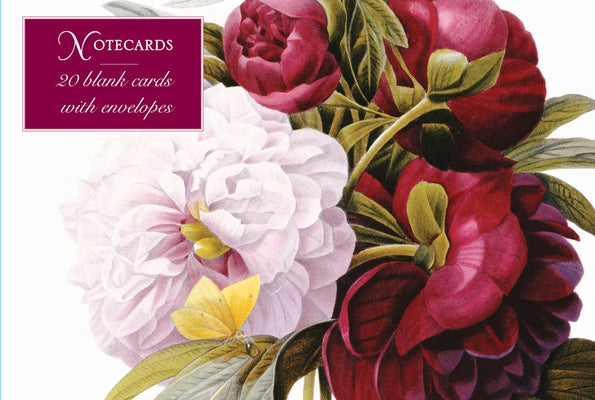 Card Box of 20 Notecards and Envelopes: Redoute Peony: A Delightful Pack of High-Quality Fine-Art Gift Cards and Decorative Envelopes. by Peony Press