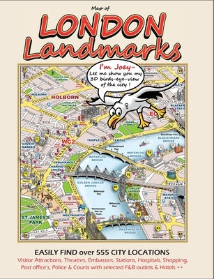 Map of LONDON LANDMARKS: Easily find over 555 Locations in London by North, Russ