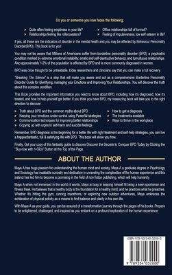 "Breaking the Silence;: Illuminating the Intricacies of Borderline Personality Disorder and Its Profound Influence On Relationships by A, Maya