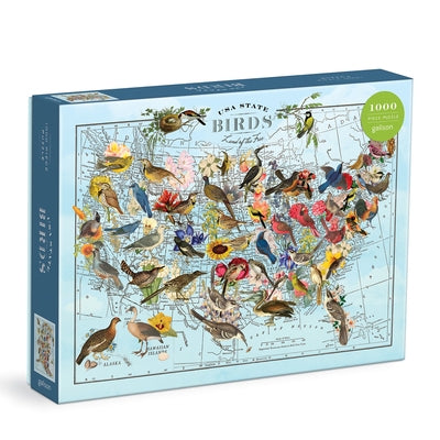 Wendy Gold State Birds 1000 Piece Puzzle by Galison