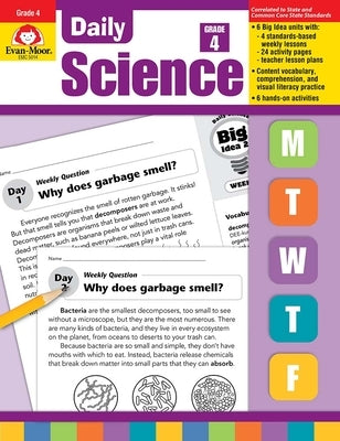 Daily Science, Grade 4 Teacher Edition by Evan-Moor Corporation