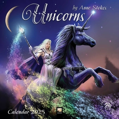 Unicorns by Anne Stokes Wall Calendar 2025 (Art Calendar) by Flame Tree Studio