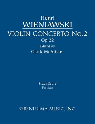 Violin Concerto No.2, Op.22: Study score by Wieniawski, Henri