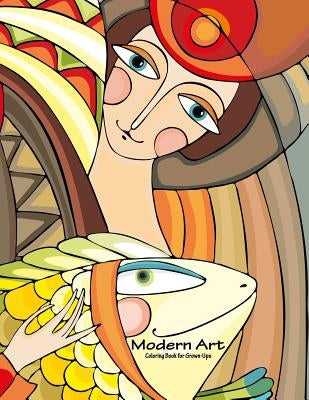 Modern Art Coloring Book for Grown-Ups 1 by Snels, Nick