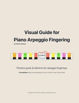 Visual Guide for Piano Arpeggio Fingering: Practice guide & reference for arpeggio fingering by Modecai, M.