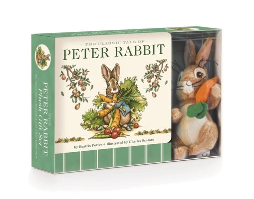 The Peter Rabbit Plush Gift Set (the Revised Edition): Includes the Classic Edition Board Book + Plush Stuffed Animal Toy Rabbit Gift Set by Potter, Beatrix