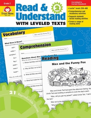 Read and Understand with Leveled Texts, Grade 2 Teacher Resource by Evan-Moor Corporation